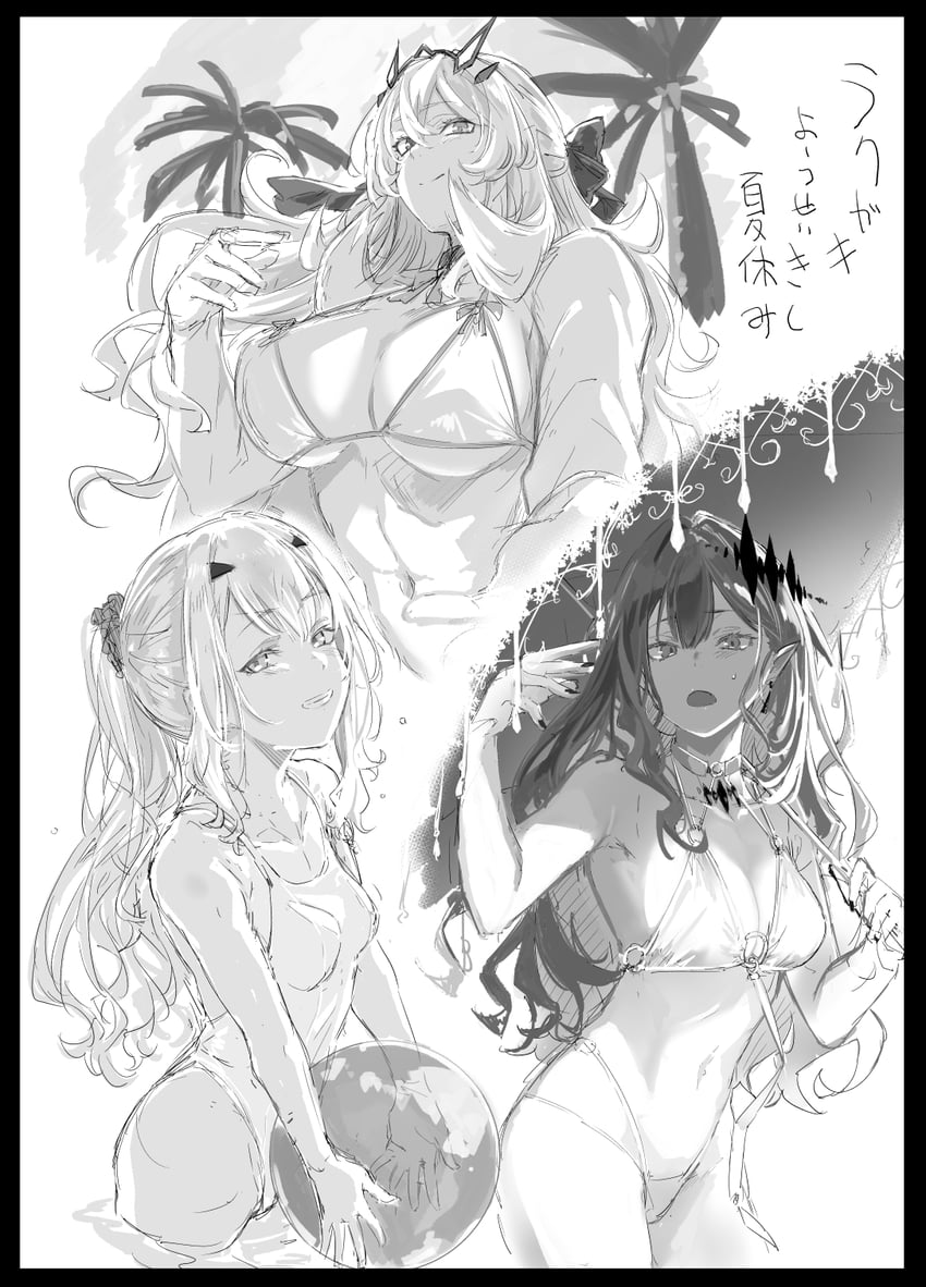 baobhan sith, melusine, and barghest (fate and 1 more) drawn by nishimi_shin