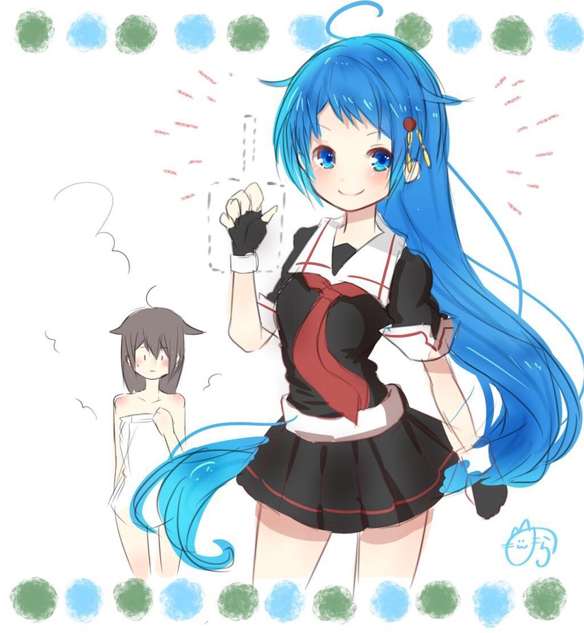 shigure, shigure kai ni, and samidare (kantai collection) drawn by nora_(salatto)