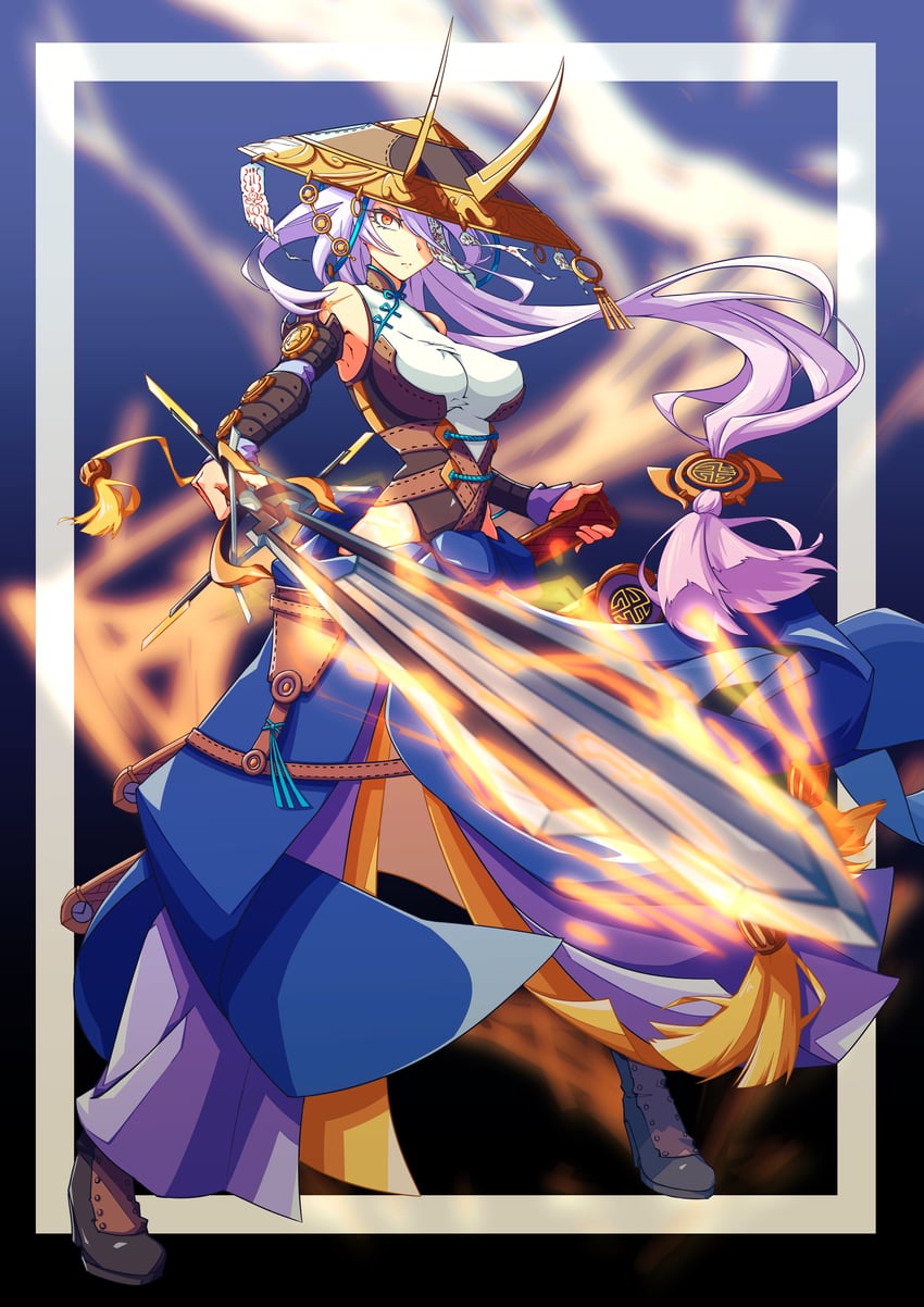 fleurdelis and the iris swordsoul (yu-gi-oh!) drawn by maple_(maple_alt)