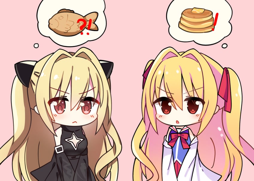 konjiki no yami and nikaidou shinku (to love-ru and 1 more) drawn by ciallo_0721_(poi)