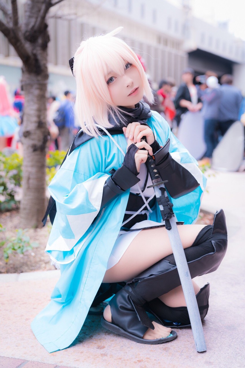okita souji (fate and 2 more) drawn by muscle_4609