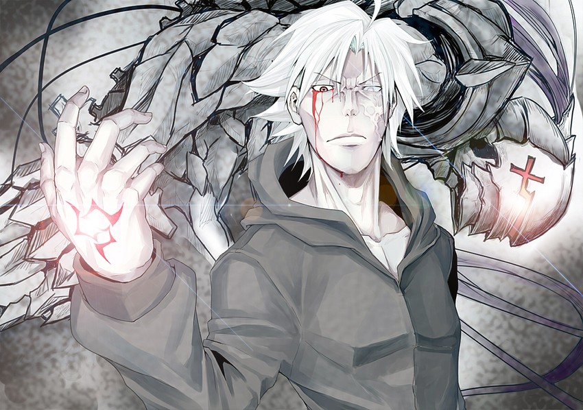 matou kariya and berserker (fate and 1 more) drawn by take_nii