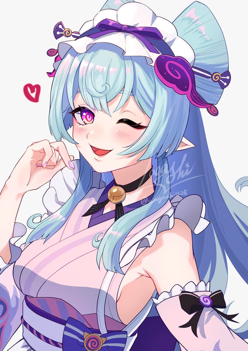 yumemizuki mizuki (genshin impact) drawn by wagashi425