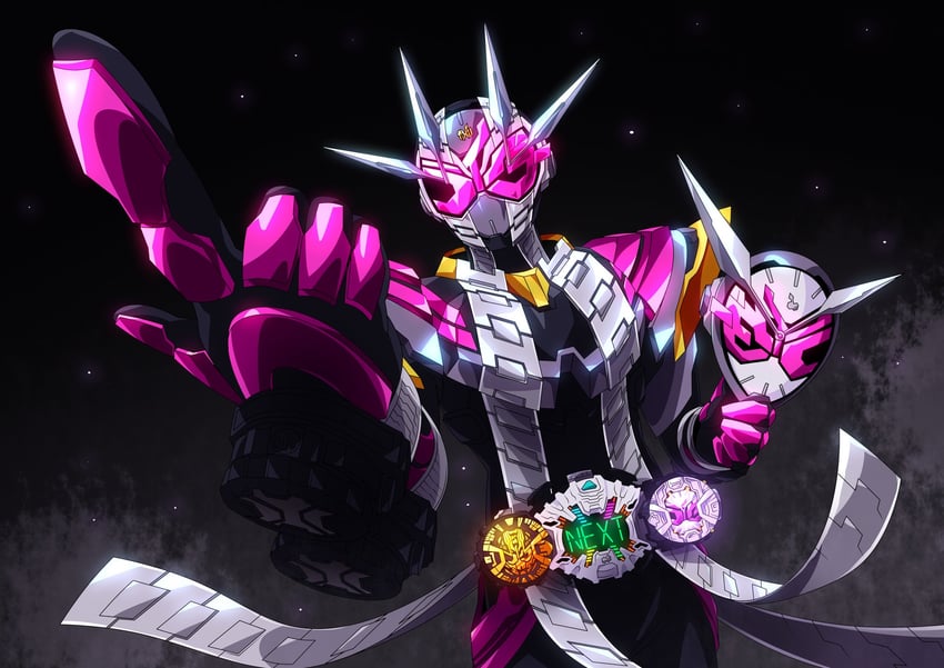 kamen rider zi-o and kamen rider zi-o ii (kamen rider and 1 more) drawn by otokamu