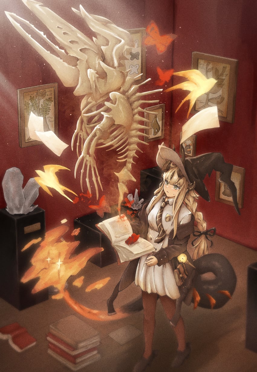 reed and reed the flame shadow (arknights) drawn by nyo_(fy_1)