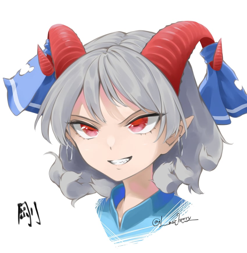 toutetsu yuuma (touhou and 1 more) drawn by otomeza_ryuseigun