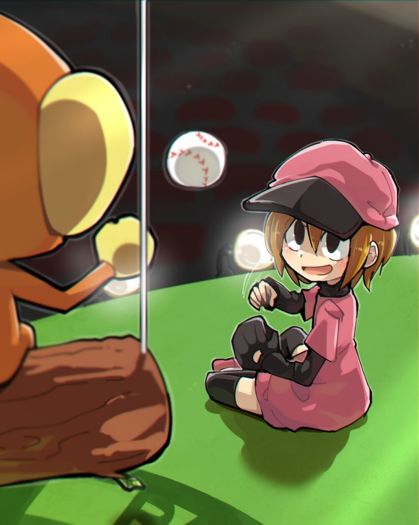 monkey and pitcher (rhythm tengoku and 1 more) drawn by jiima_tarou