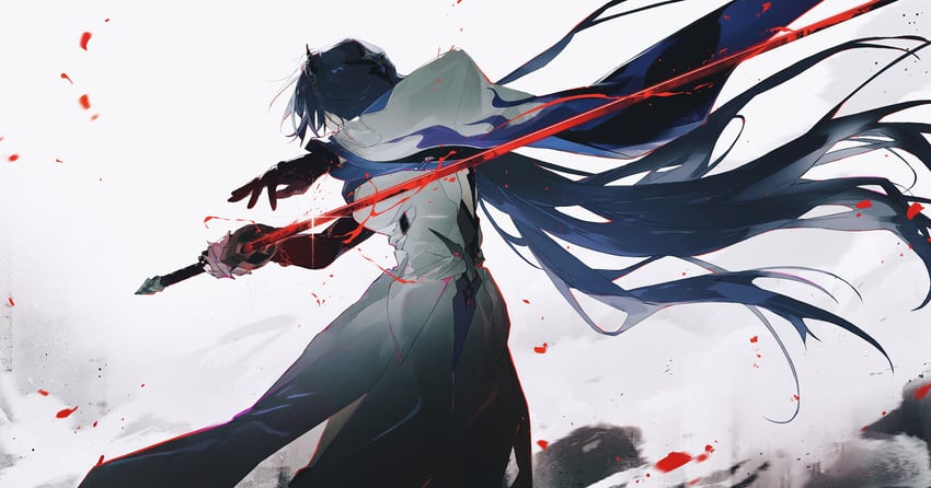 acheron (honkai and 1 more) drawn by cheonyeon-hi