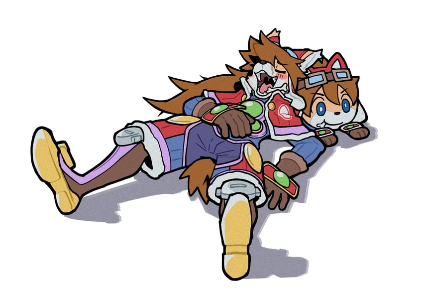 red savarin (little tail bronx and 1 more) drawn by alm_lobo