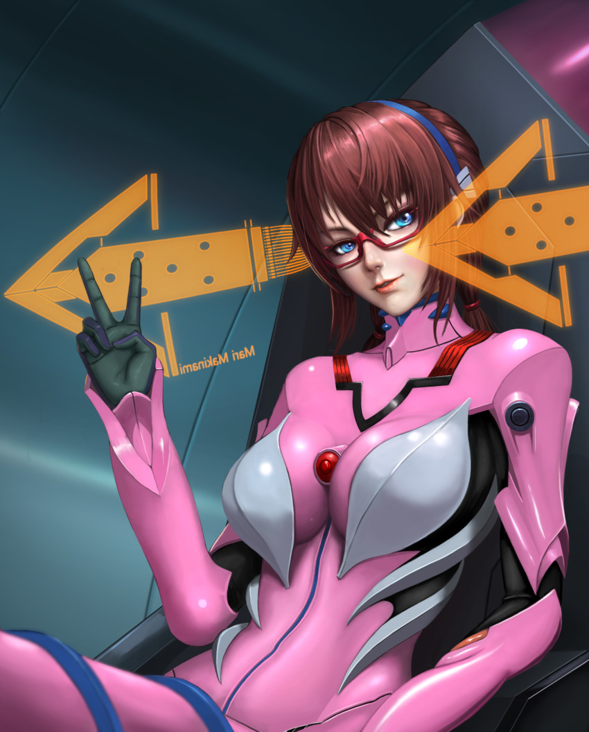 makinami mari illustrious (neon genesis evangelion and 1 more) drawn by limgae