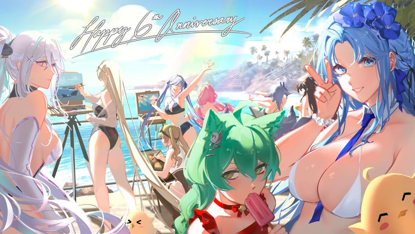 manjuu, bismarck, akashi, perseus, essex, and 6 more (azur lane and 1 more) drawn by llamartist