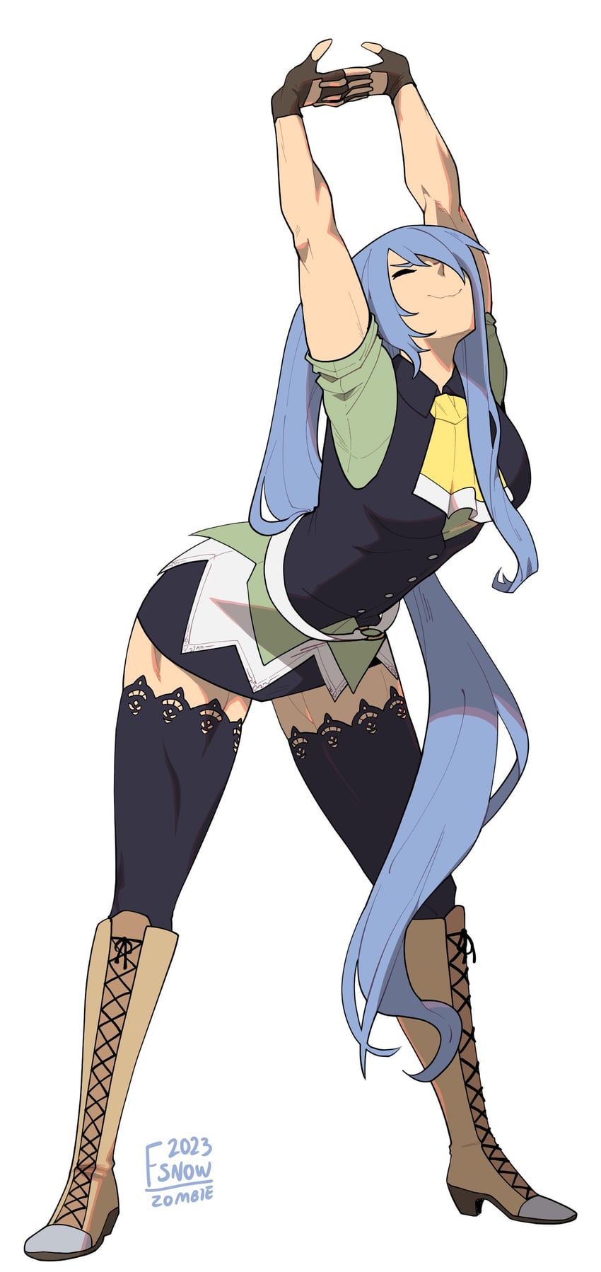 laura s. arseid (eiyuu densetsu and 2 more) drawn by fsnowzombie