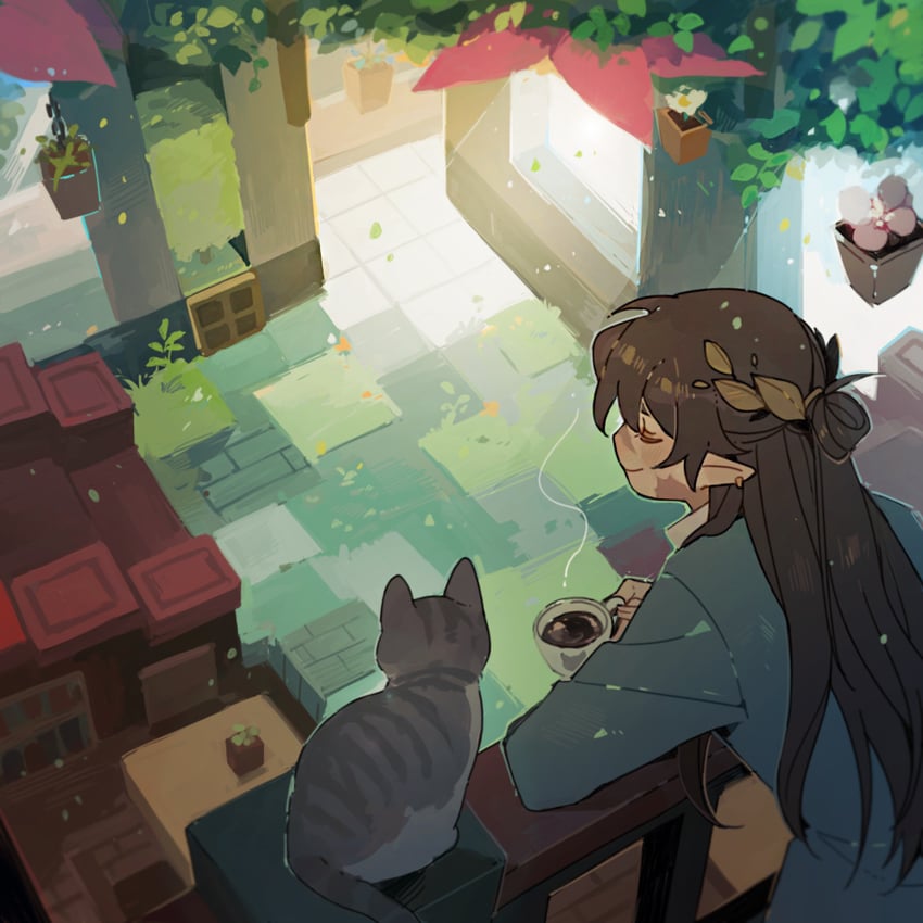 goodtimeswithscar and jellie (minecraft and 2 more) drawn by luminous_slime
