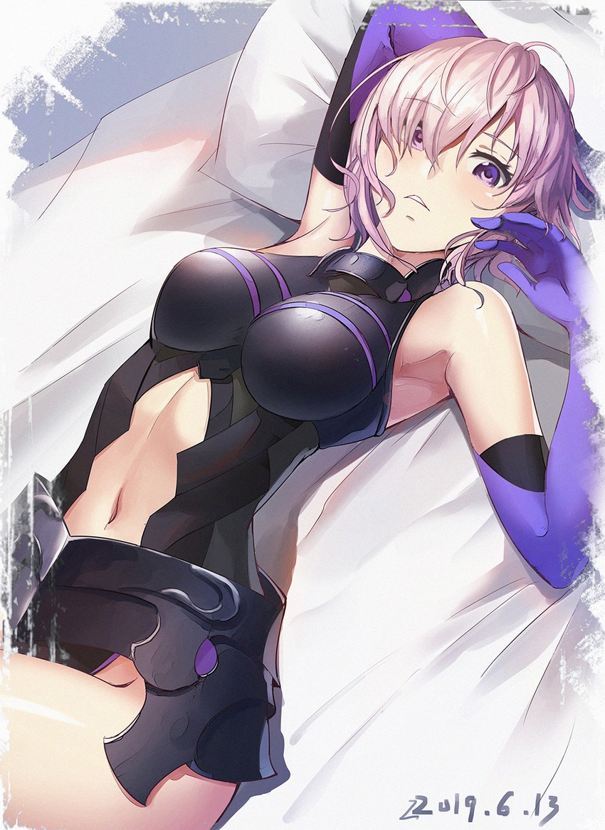 mash kyrielight (fate and 1 more) drawn by zhi_hei_zhi_ye