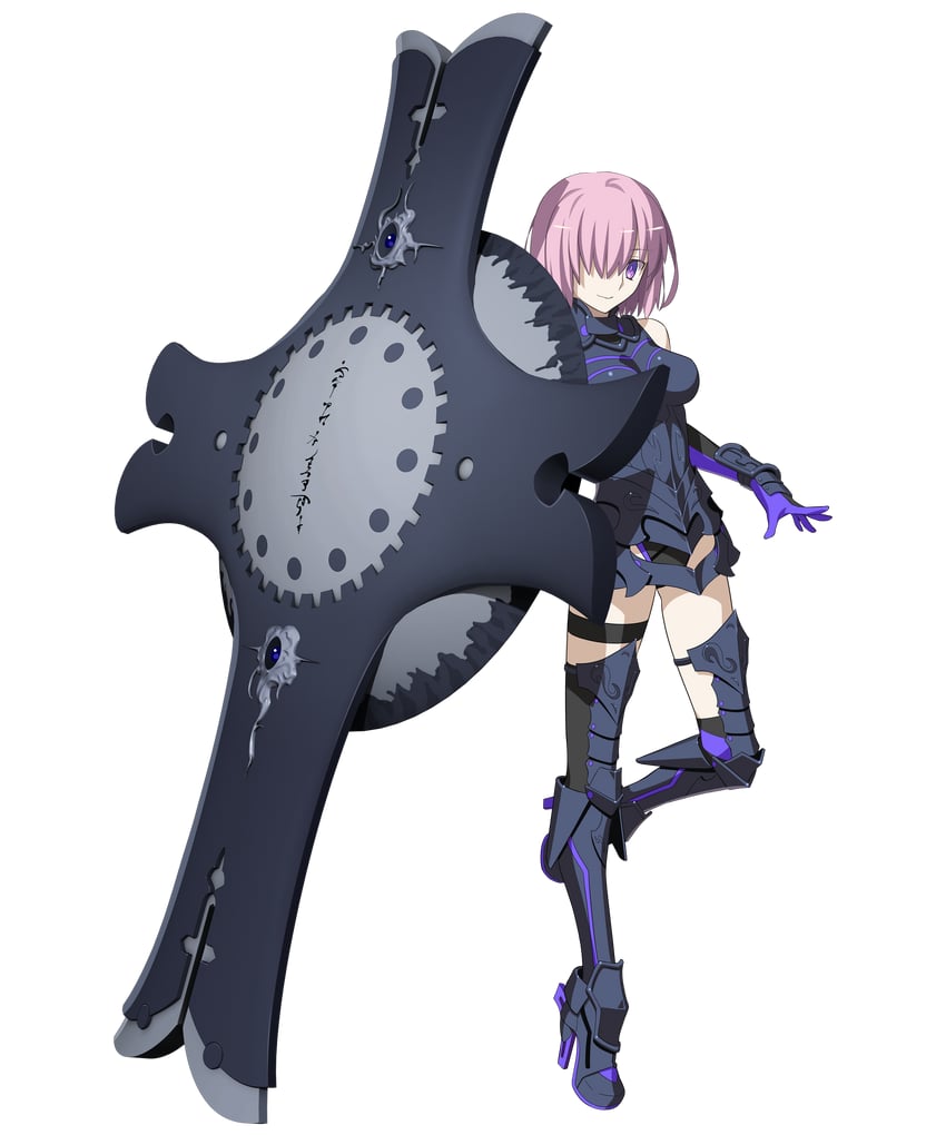 mash kyrielight (tsukihime and 2 more) drawn by takeuchi_takashi