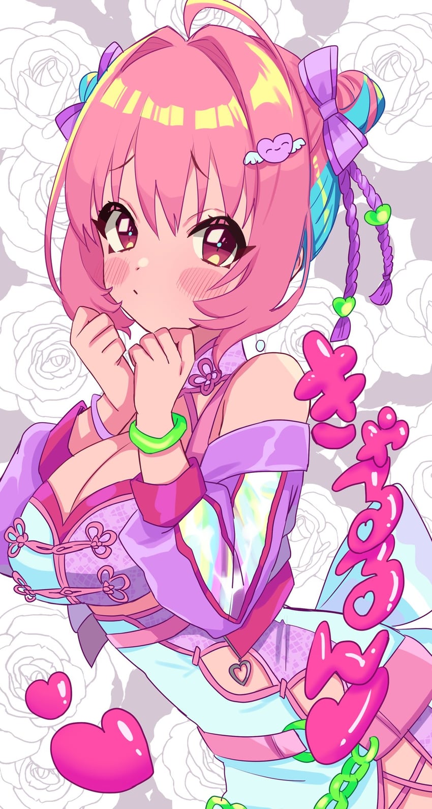 yumemi riamu (idolmaster and 2 more) drawn by sukoyaka_(100hituzi)