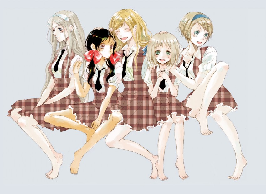 belarus, hungary, liechtenstein, ukraine, and seychelles (axis powers hetalia) drawn by namahamuro-su