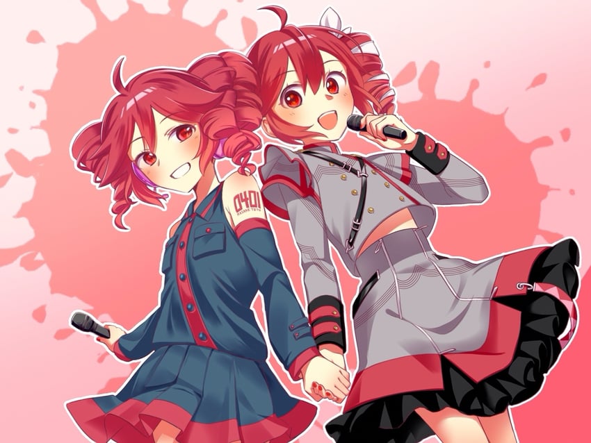 kasane teto (utau and 1 more) drawn by amau_totori