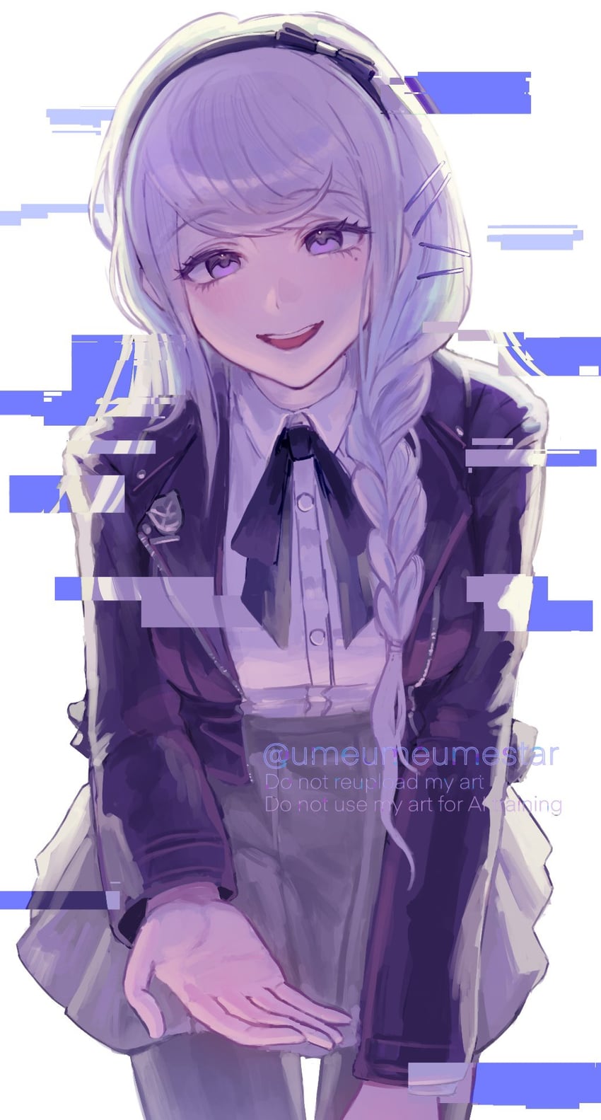 kirifuji nozomi (the hundred line -last defense academy-) drawn by umeumeumestar