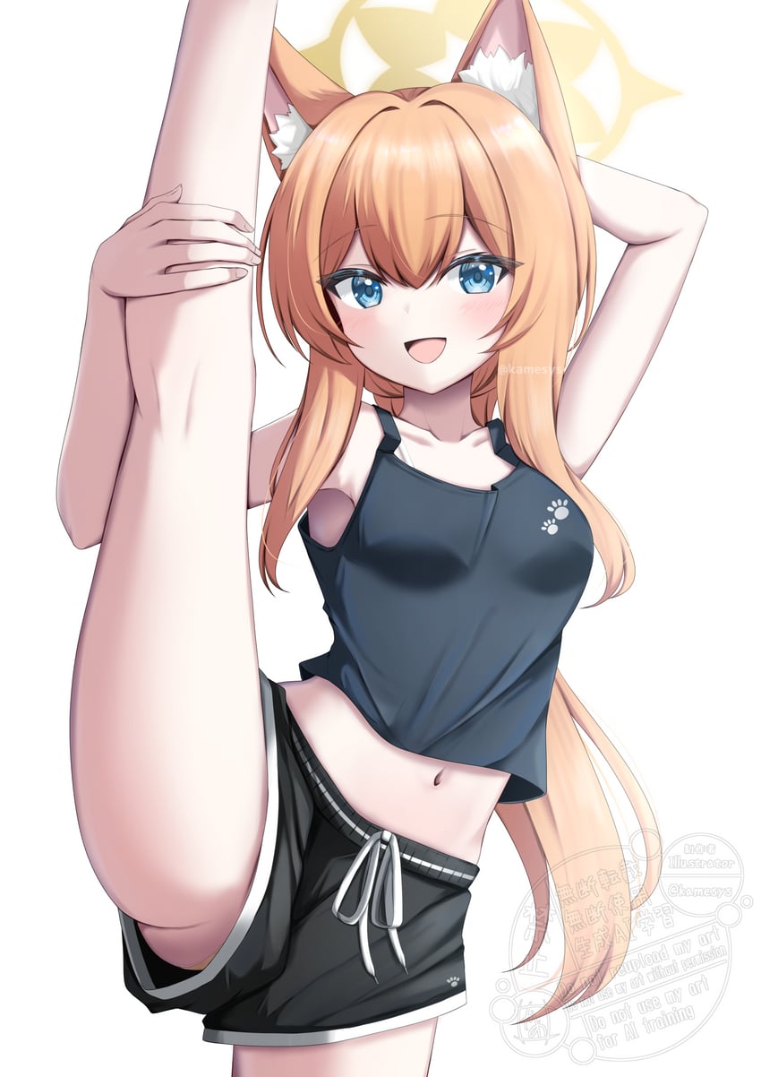 mari (blue archive) drawn by kamesys
