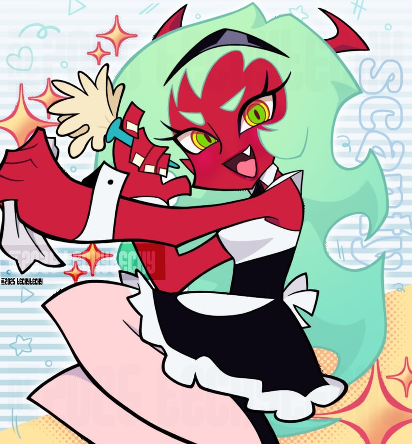 scanty (panty & stocking with garterbelt) drawn by ana_villarreal_(techytechy)