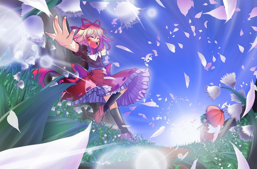 kazami yuuka and medicine melancholy (touhou) drawn by mito_(calcomer)