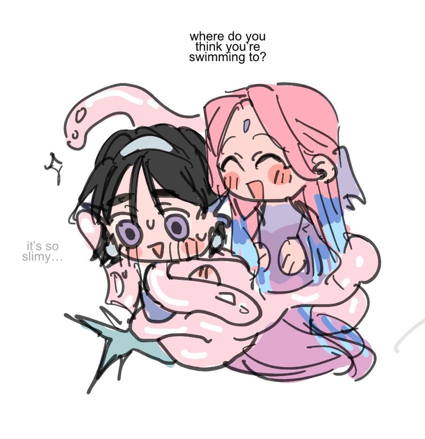 sua and mizi (alien stage) drawn by the_quipper