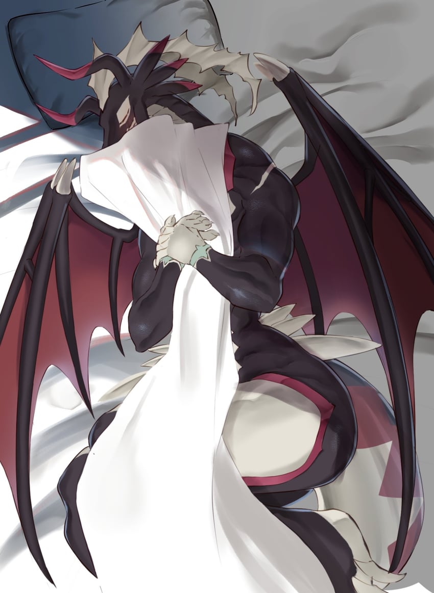 house dragonmaid and dragonmaid sheou (yu-gi-oh!) drawn by dougaku_(passionpit777)