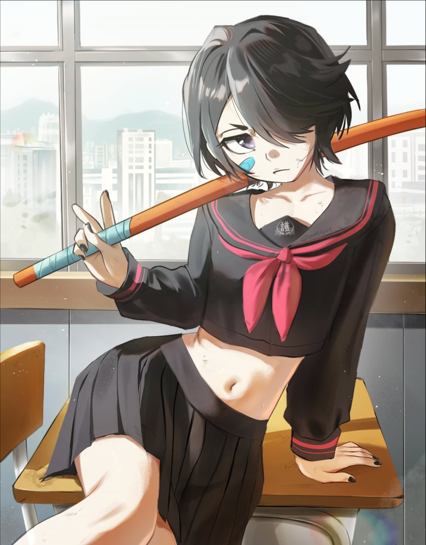 kuchiki rukia (bleach) drawn by waligner