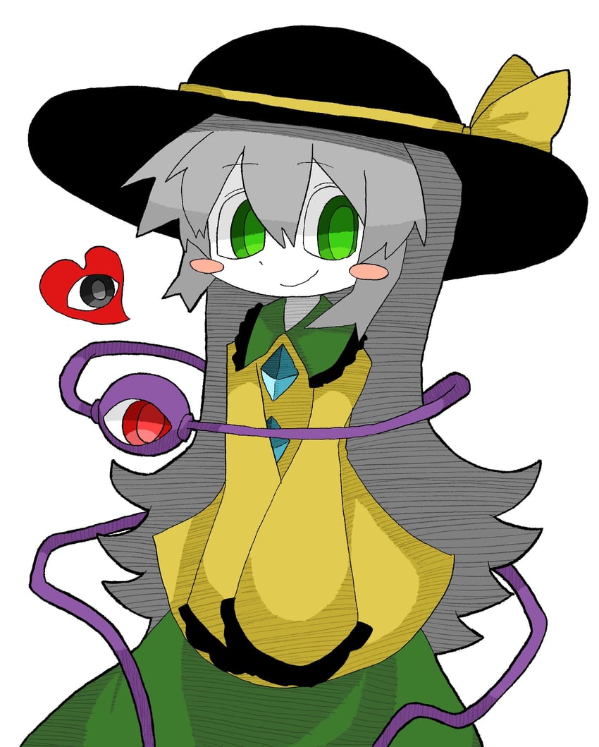 komeiji koishi (touhou and 1 more) drawn by zunusama