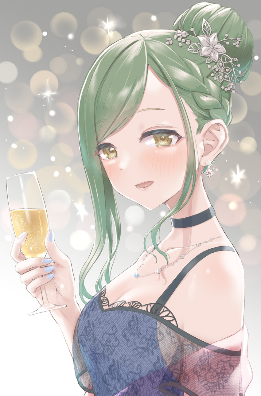 nanakusa hazuki (idolmaster and 1 more) drawn by umirororo
