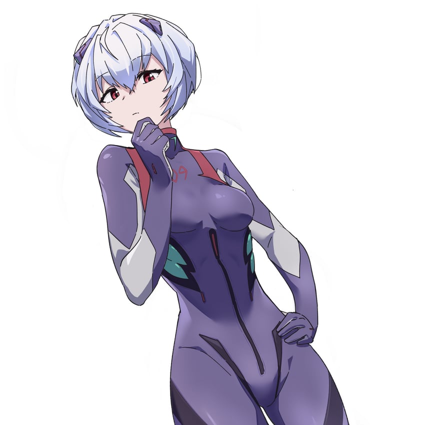 ayanami rei (neon genesis evangelion and 2 more) drawn by hanten_(hantennano)