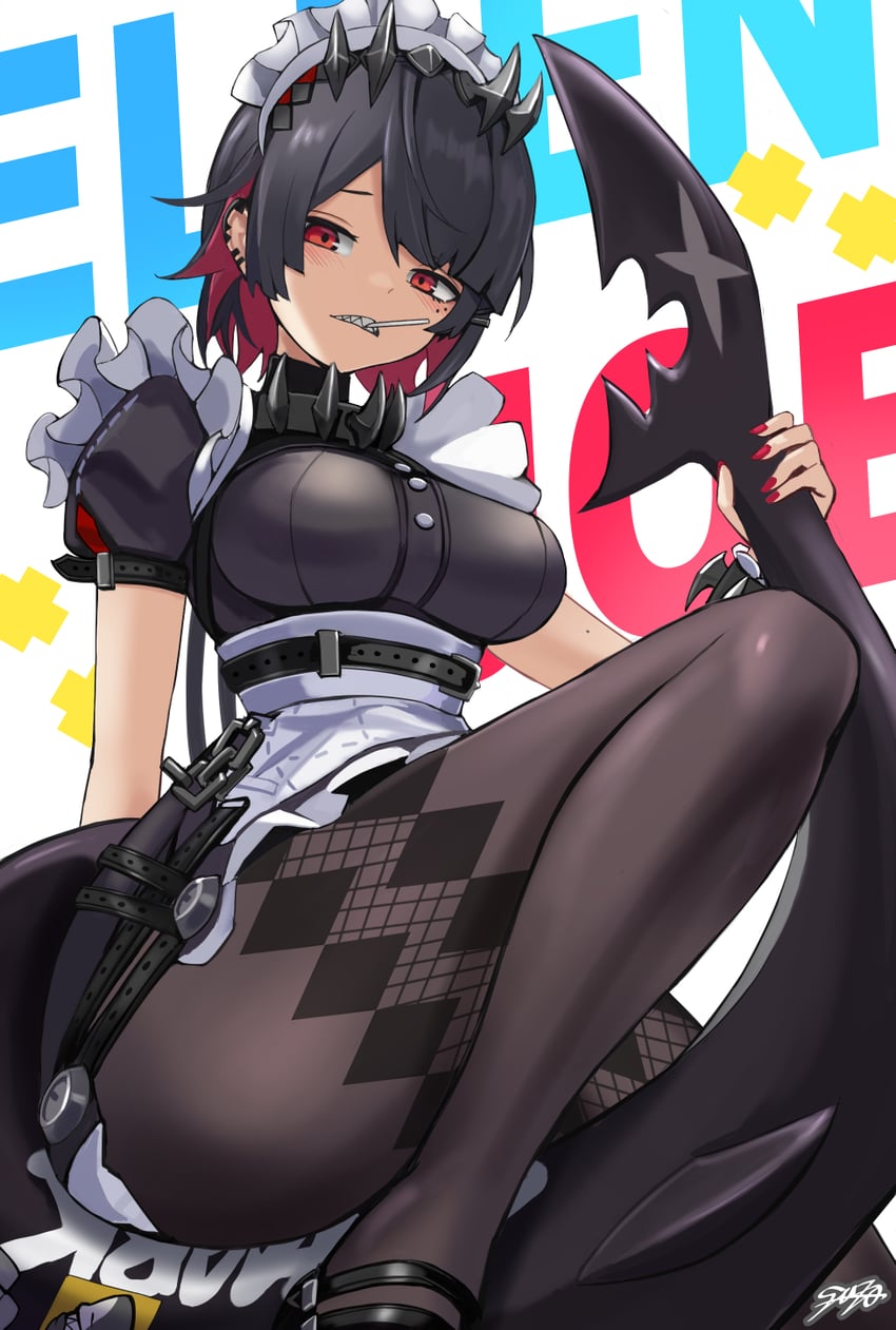 ellen joe (zenless zone zero) drawn by sunao_(70_the)