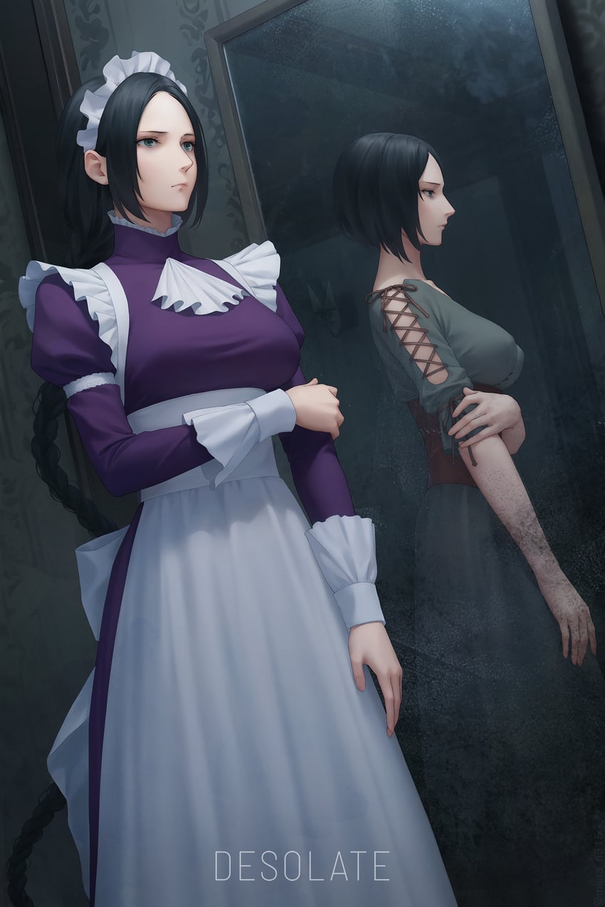 the maid and giselle (fata morgana no yakata) drawn by miura-n315