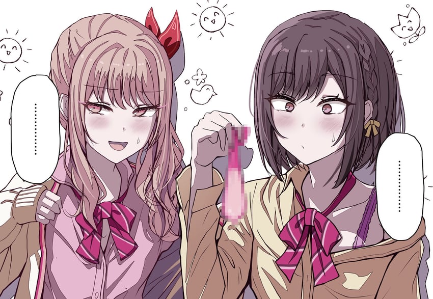 shinonome ena and akiyama mizuki (project sekai) drawn by chin_gero