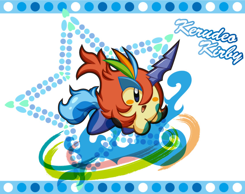 kirby and keldeo (pokemon and 1 more) drawn by sakuramochi_(nindoro)