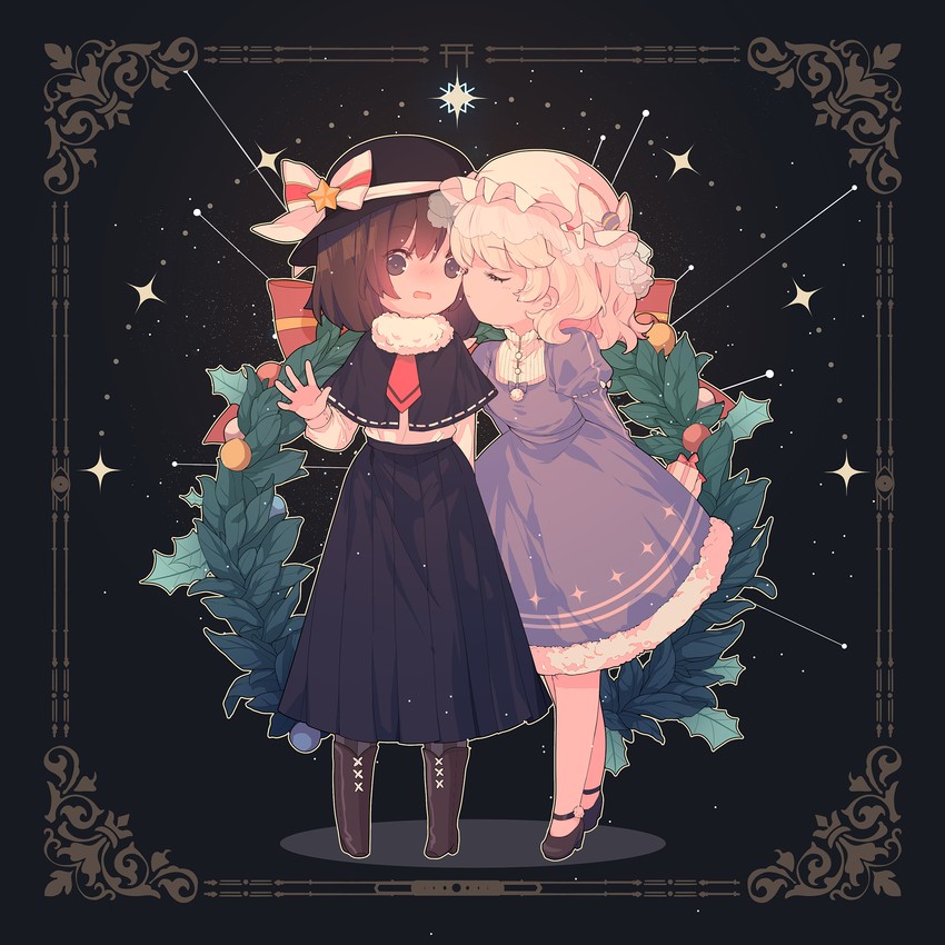 usami renko and maribel hearn (touhou and 1 more) drawn by rokusai