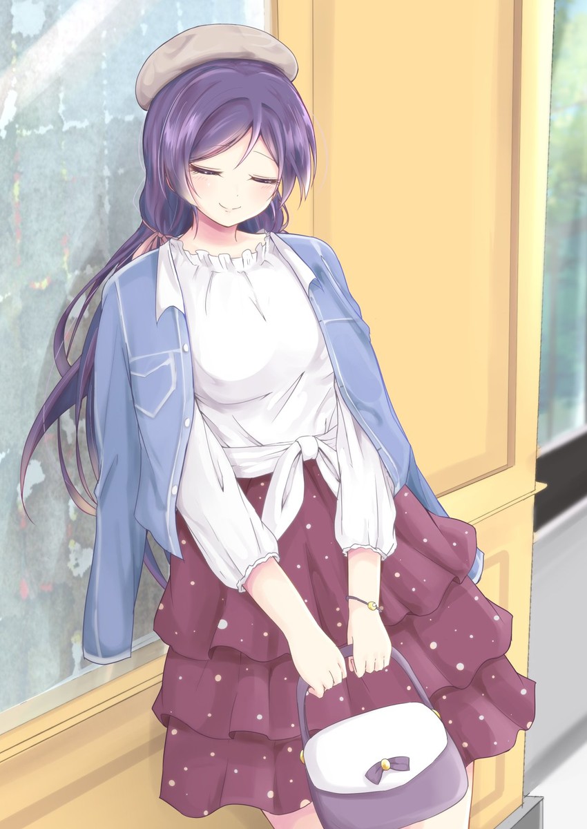 tojo nozomi (love live! and 1 more) drawn by chiro_(bocchiropafe)