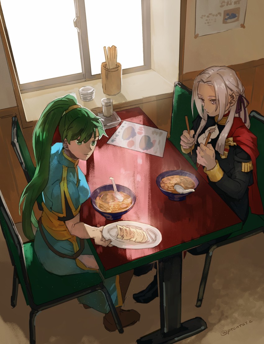 edelgard von hresvelg and lyn (fire emblem and 3 more) drawn by picnicic