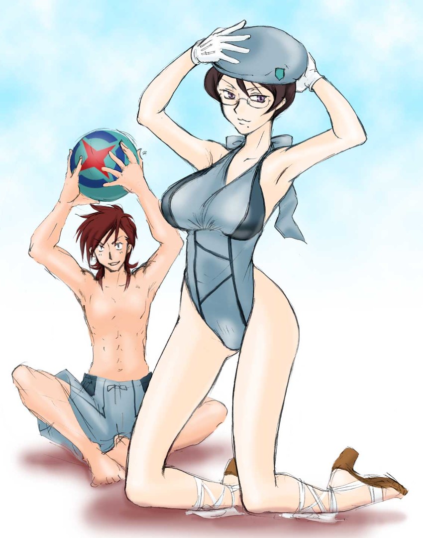 kati mannequin and patrick colasour (gundam and 1 more) drawn by miyayoshi_(bricola)