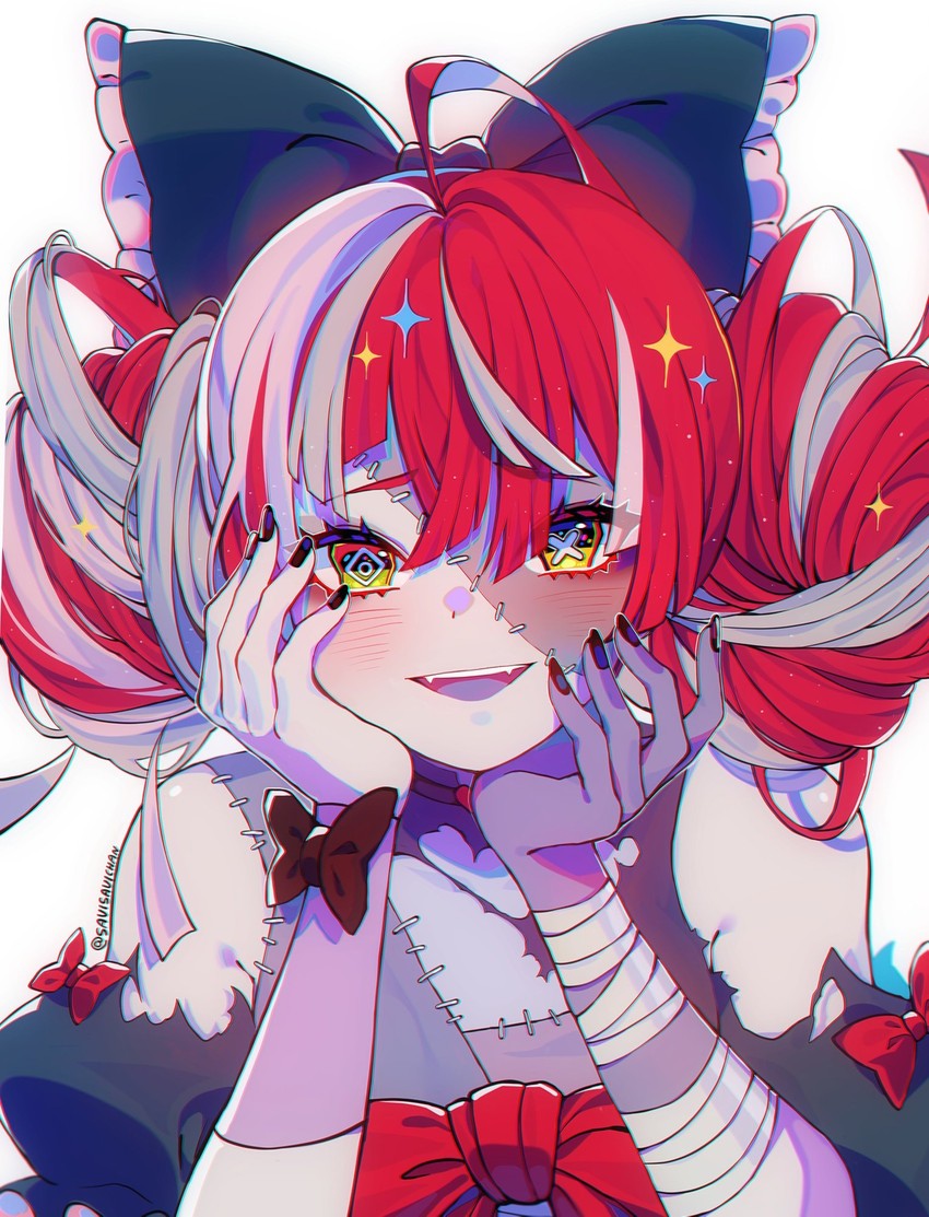 kureiji ollie (hololive and 1 more) drawn by savi_(byakushimc)