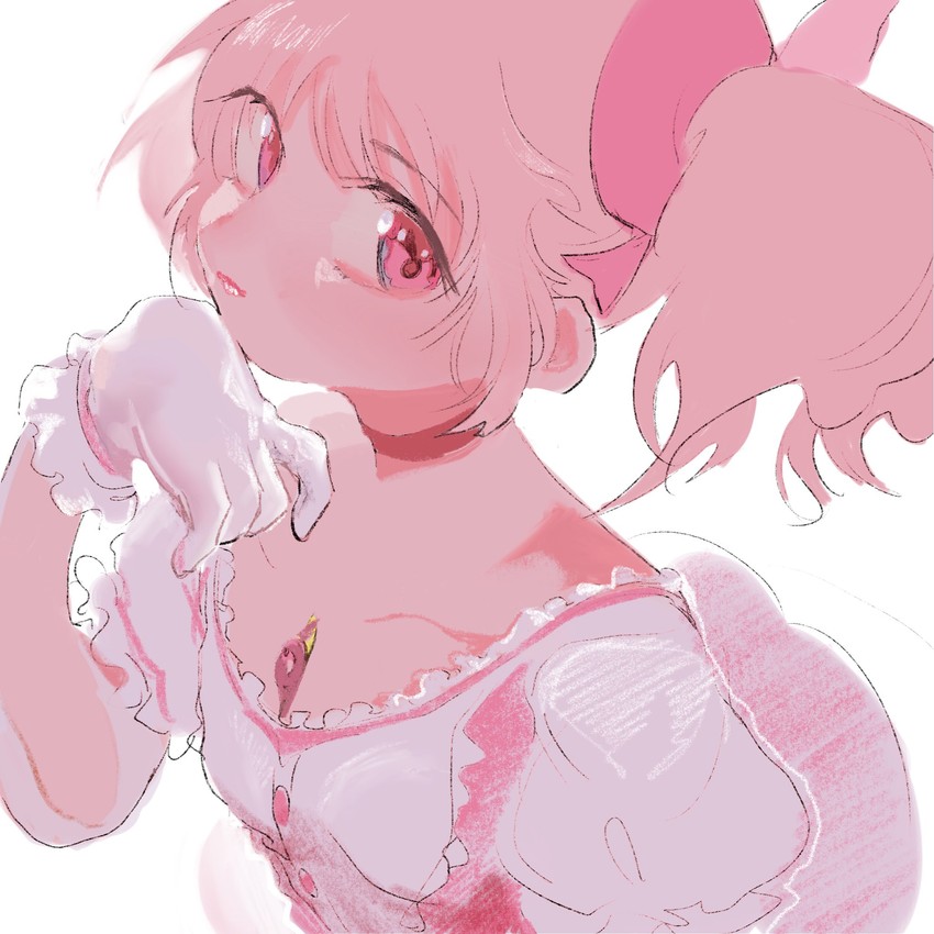 kaname madoka (mahou shoujo madoka magica) drawn by mi_yoshifu