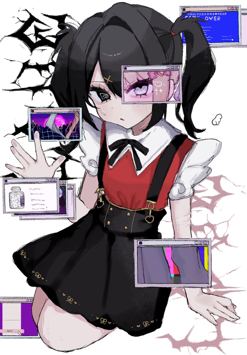 chouzetsusaikawa tenshi-chan and ame-chan (needy girl overdose) drawn by uxvqx