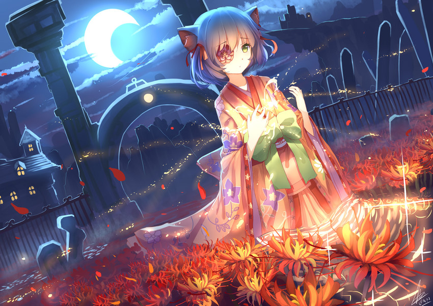ryoune yami (original and 1 more) drawn by riki-to