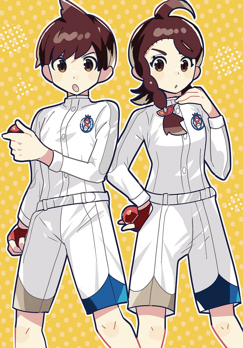 juliana and florian (pokemon and 1 more) drawn by anidler91