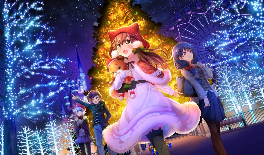 kondou saki, ukita akane, hase maria, and izumida kyouka (cinderella series and 1 more)