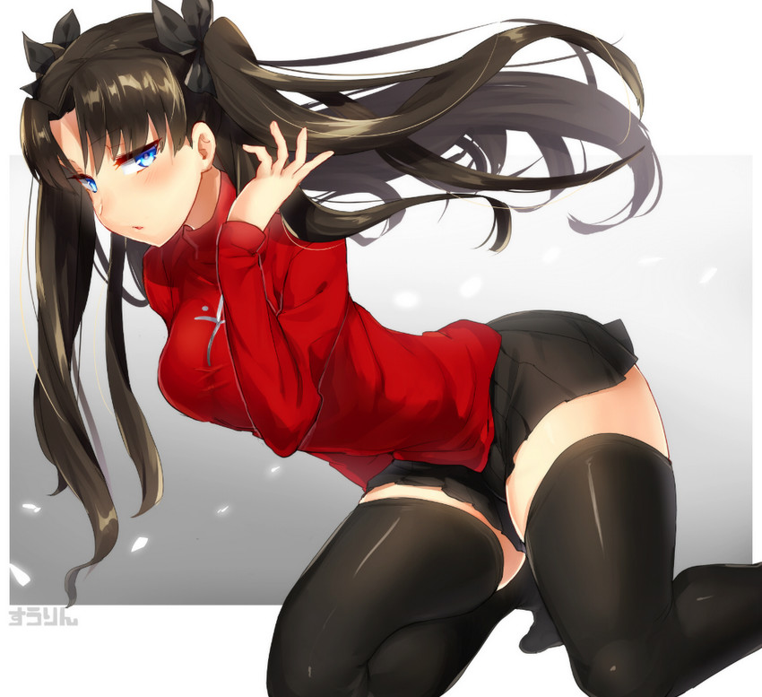 tohsaka rin (fate and 1 more) drawn by suurin_(ksyaro)