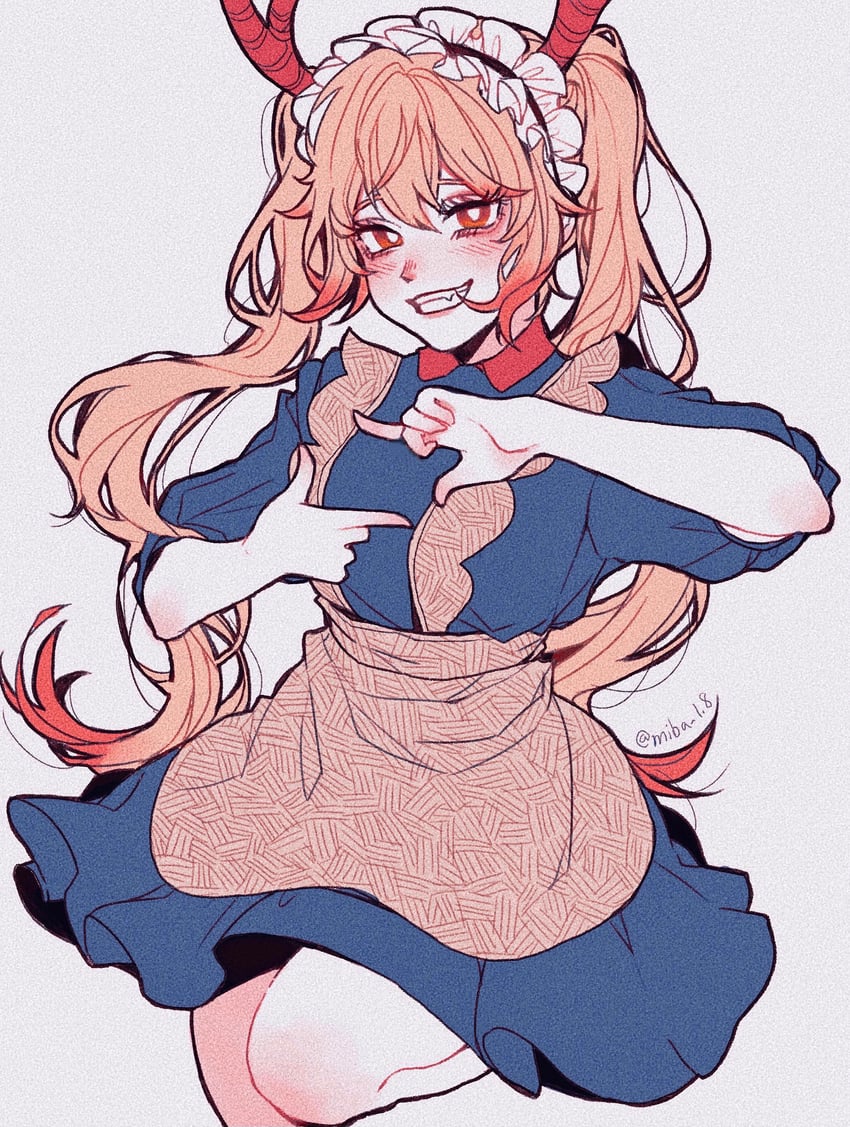 tohru (kobayashi-san chi no maidragon) drawn by miba