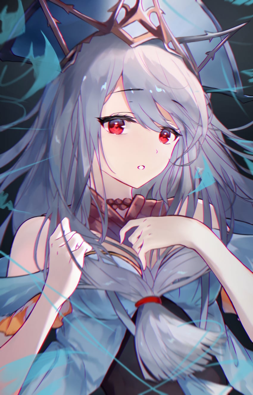 skadi and skadi the corrupting heart (arknights) drawn by minus_(minusminuscule)