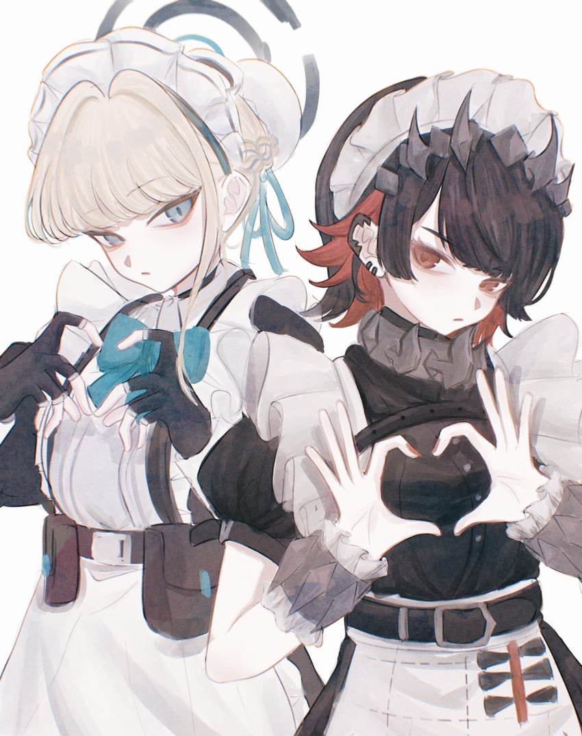 toki and ellen joe (blue archive and 1 more) drawn by 28ki_00